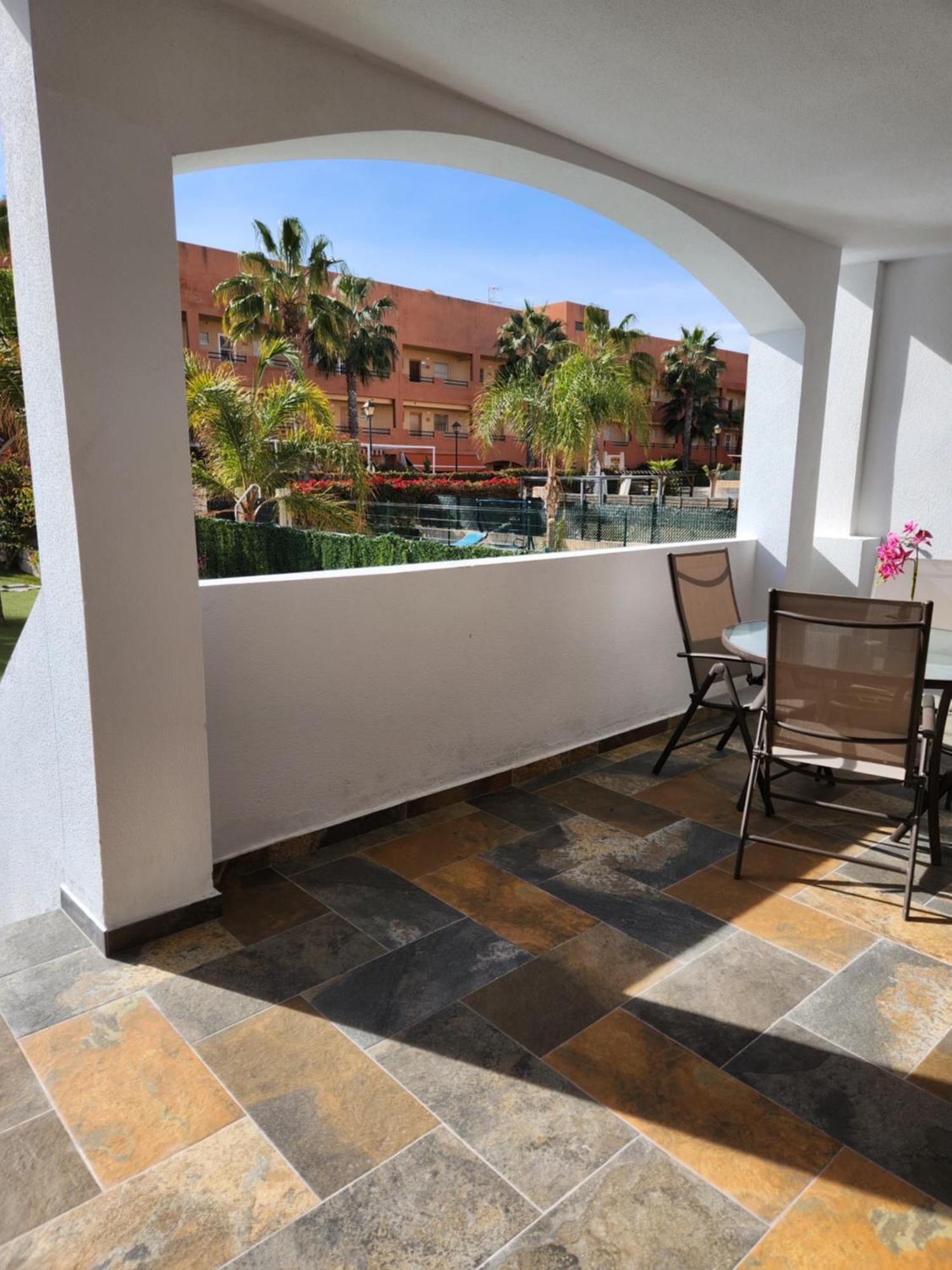 Bajo En Primera Linea De Vera-Playa Con Piscina Privada! Exteriör bild