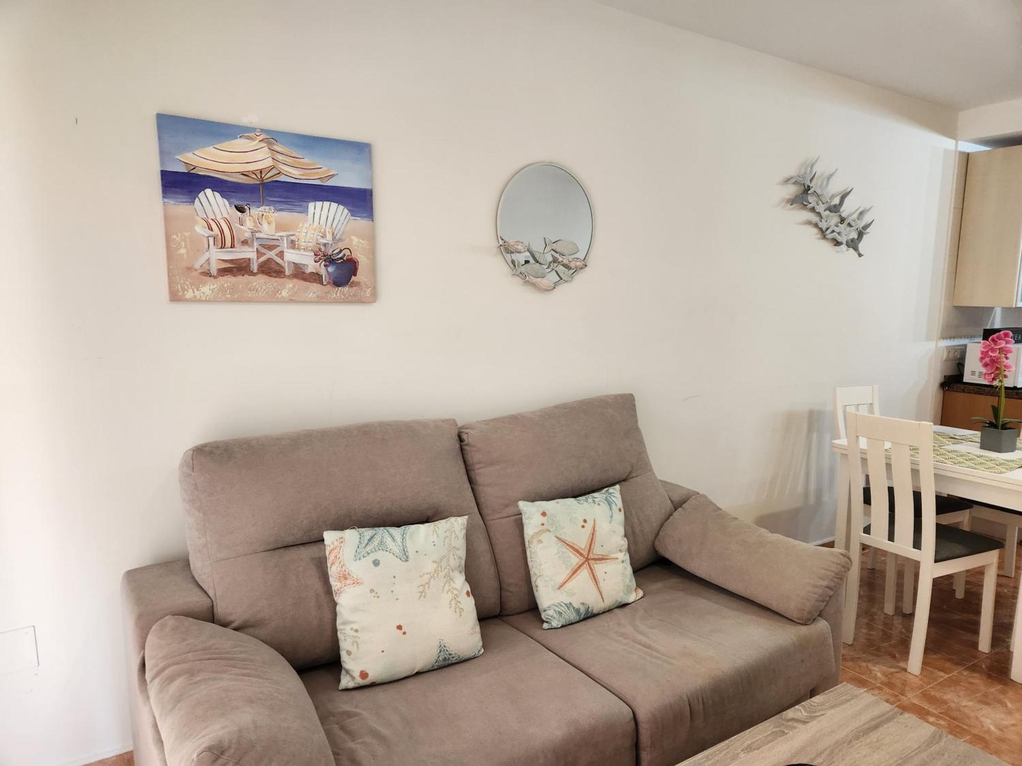 Bajo En Primera Linea De Vera-Playa Con Piscina Privada! Exteriör bild